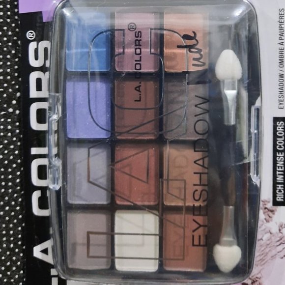 🔴 $ 4.00 MAKE UP L.A. COLORS 12 COLOR EYESHADOW INTENSE COLORS - Picture 4 of 5
